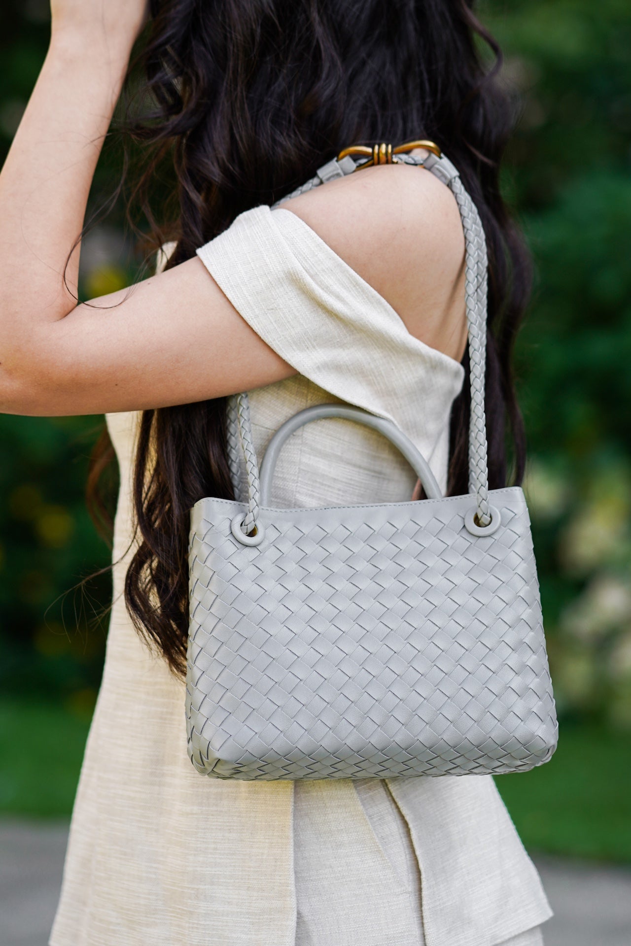 DIANA BAG MINI - LIGHT GREY