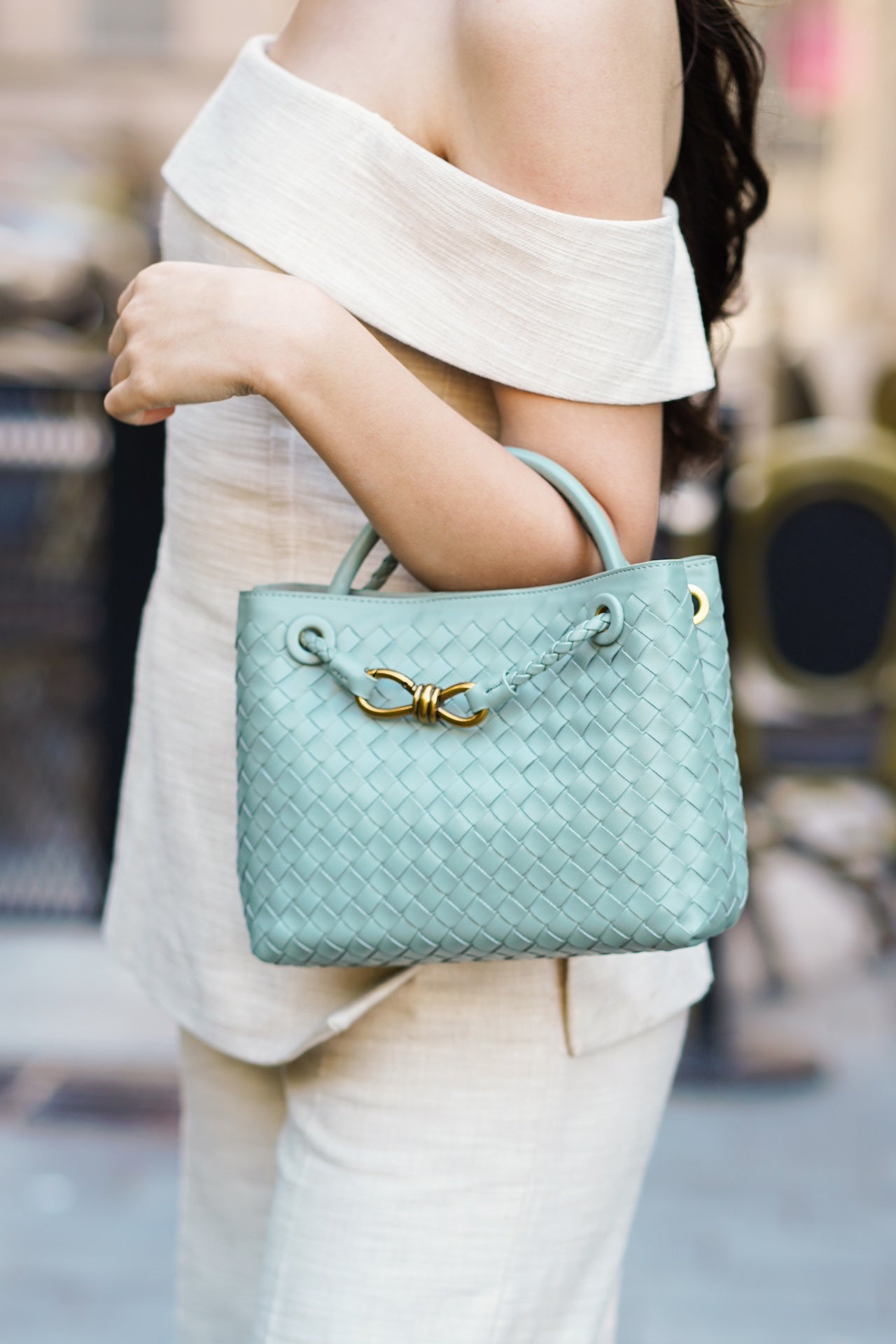 DIANA BAG MINI - TEAL BLUE